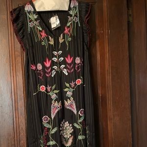 *SOLD* Anthro Beaded Corsica Maxi Dress